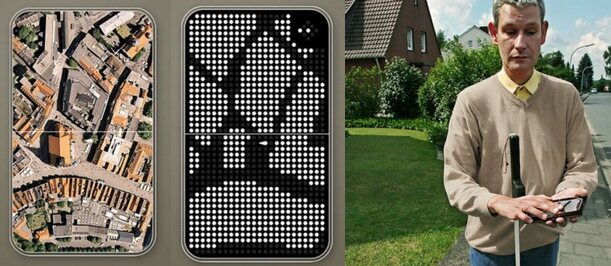 觸摸地球！盲人專用電子地圖