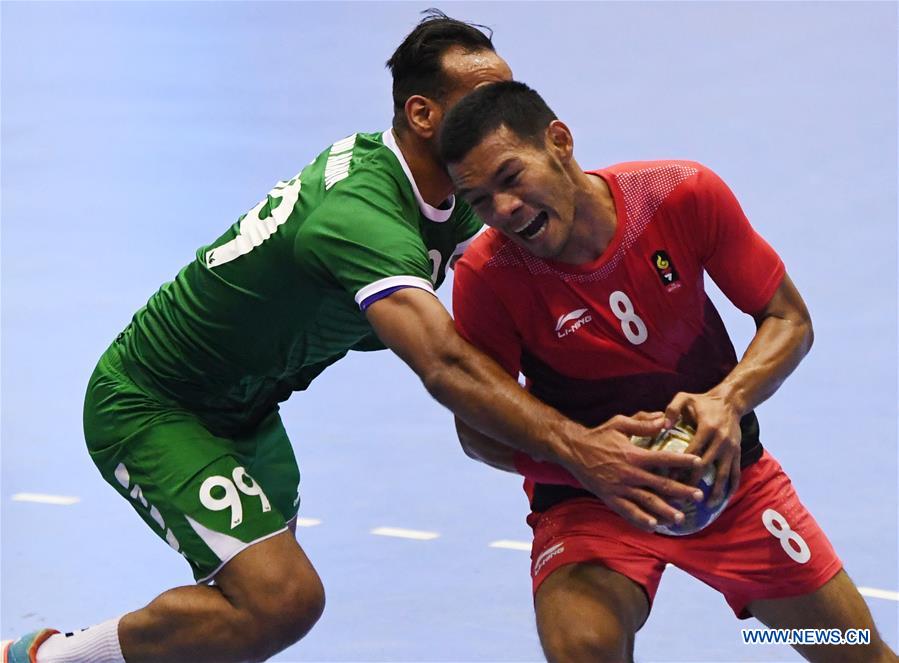 (SP)INDONESIA-JAKARTA-ASIAN GAMES-HANDBALL-INDONESIA VS SAUDI ARABIA