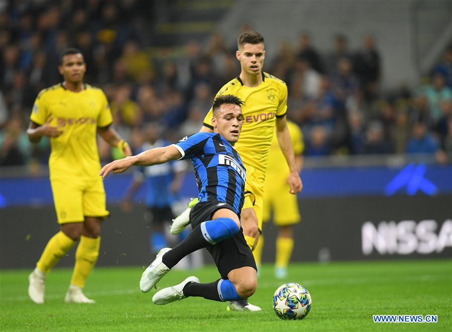 (SP)ITALY-MILAN-SOCCER-UEFA CHAMPIONS LEAGUE-INTER VS DORTMUND