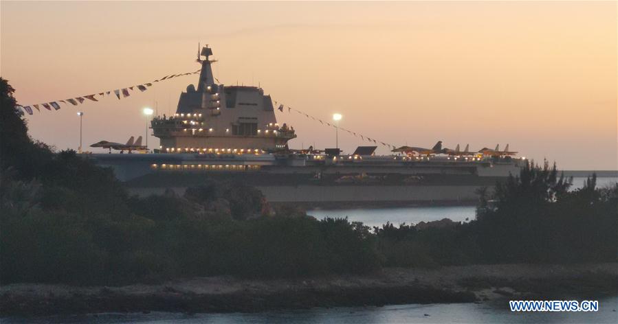 CHINA-HAINAN-SANYA-SHANDONG AIRCRAFT CARRIER (CN)
