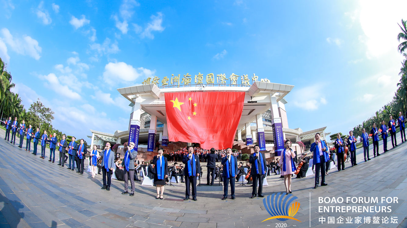 &ldquo;2020中國企業(yè)家博鰲論壇&rdquo;音樂紀錄片拍攝現(xiàn)場