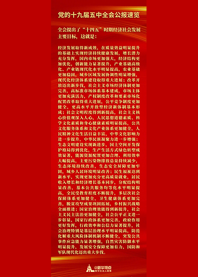 全會提出了&ldquo;十四五&rdquo;時期經(jīng)濟社會發(fā)展主要目標