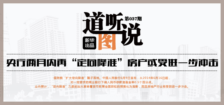 央行兩月內再"定向降準" 房產或受進一步沖擊