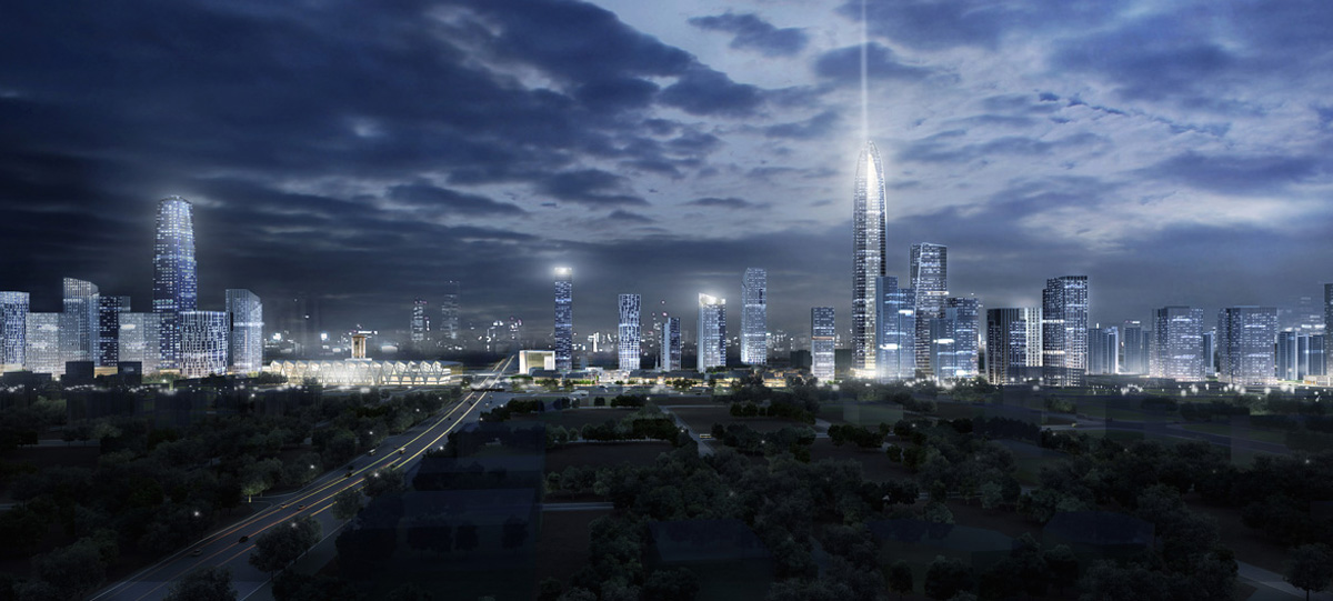 石家莊中央商務(wù)區(qū)的南區(qū)和北區(qū)，將分別以金融和智慧為核心進(jìn)行建設(shè)，帶動產(chǎn)業(yè)經(jīng)濟(jì)集聚