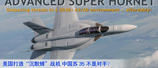 美國打造&ldquo;沉默蜂&rdquo;戰(zhàn)機(jī) 中國蘇35不是對手？