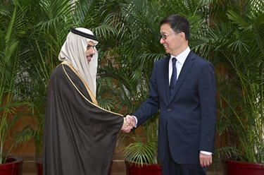 韓正集體會(huì)見阿拉伯、伊斯蘭國家外長聯(lián)合代表團(tuán)