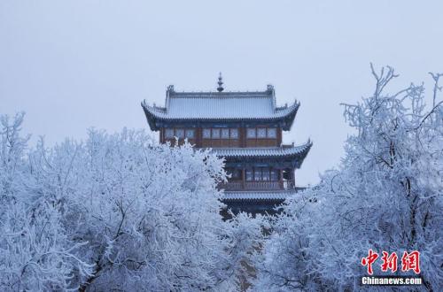 資料圖：小寒時(shí)節(jié)，甘肅嘉峪關(guān)市迎來了一場(chǎng)大雪。師永紅 攝
