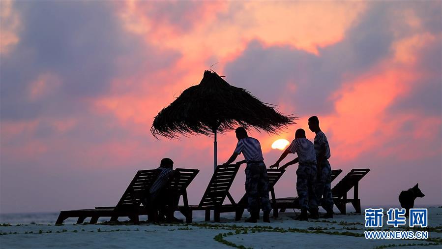 （壯麗70年&middot;奮斗新時代&middot;新華全媒頭條&middot;圖文互動）（9）&ldquo;你在我的航程上，我在你的視線里&rdquo;&mdash;&mdash;走進海軍西沙中建島官兵的五彩世界