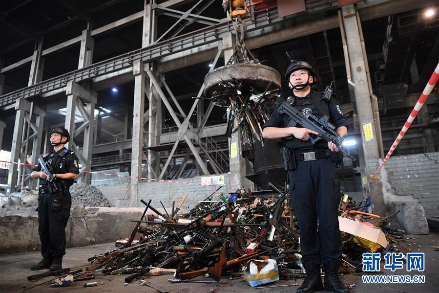 （法治）（4）全國154個(gè)城市開展集中銷毀非法槍爆物品活動(dòng)