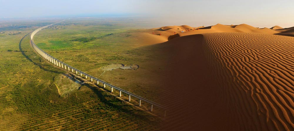 【高清圖集】&ldquo;昨日荒沙地，今日聚寶盆&rdquo;