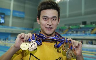 孫楊，六金一銀！