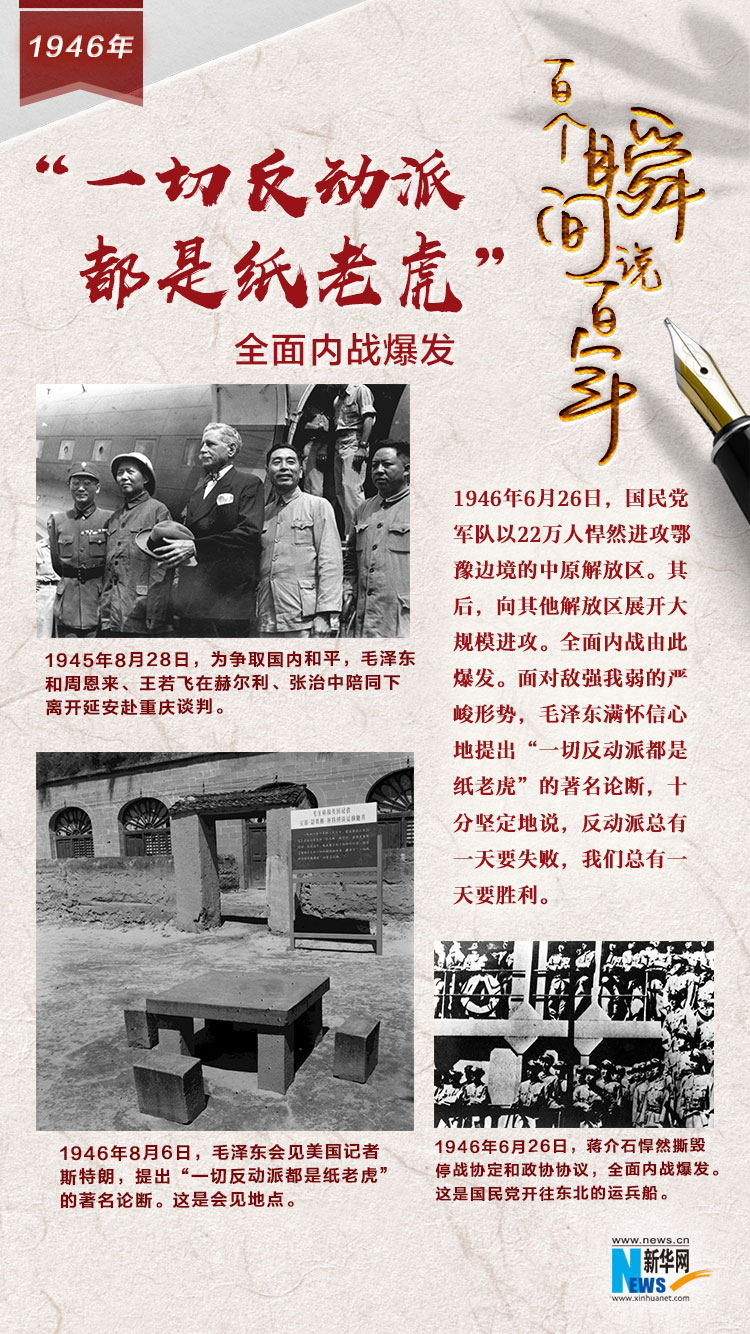 1946，&ldquo;一切反動派都是紙老虎&rdquo;