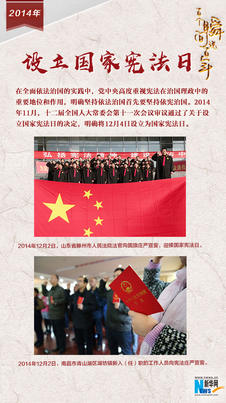 2014，設(shè)立國家憲法日