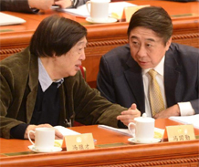 馮鞏、馮驥才出席政協(xié)全體會(huì)議