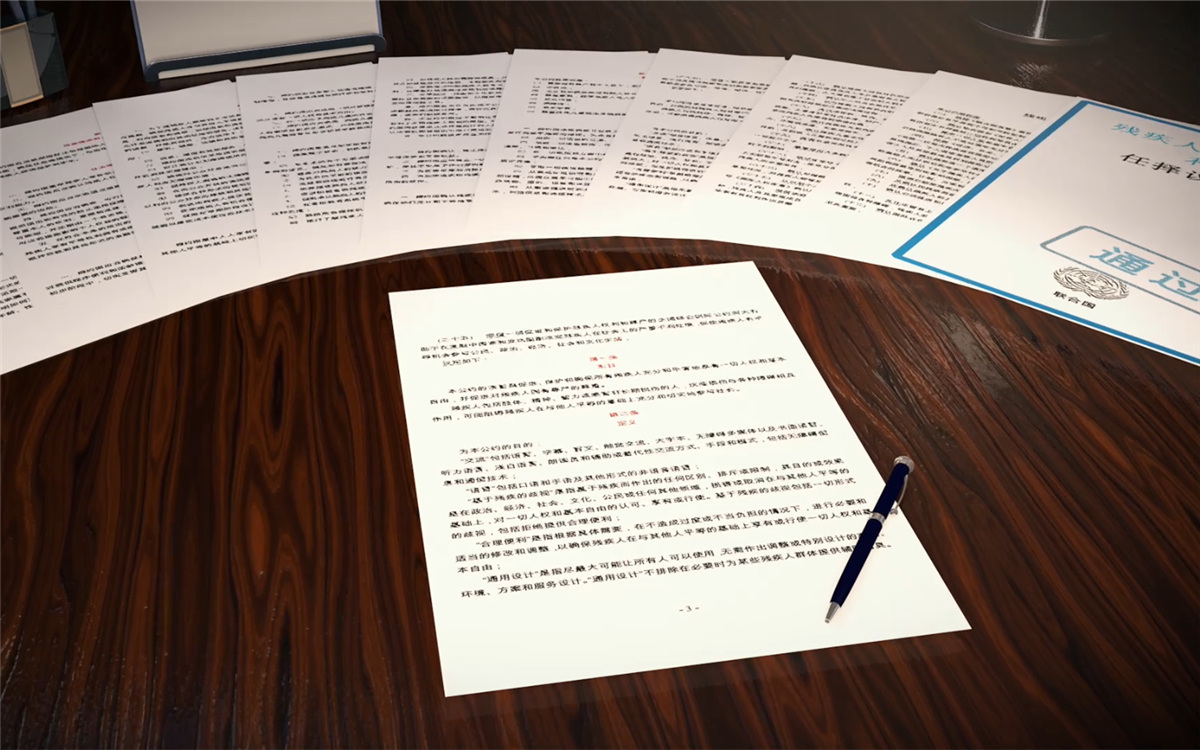 2006年12月，《殘疾人權(quán)利公約》在聯(lián)合國(guó)大會(huì)獲得通過(guò)