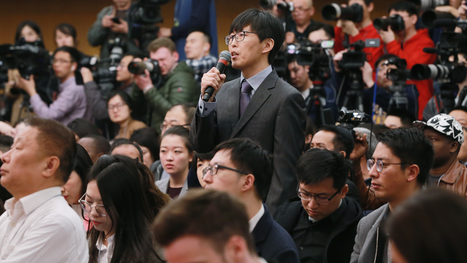 韓國(guó)韓聯(lián)社記者提問