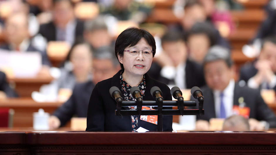 民革中央副主席、上海市委會主委，上海市人大常委會副主任 高小玫