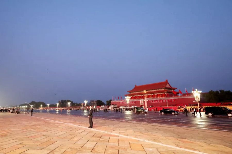 這就是今天早上的北京！