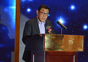 新華網(wǎng)黨組成員、副總裁汪金福致辭