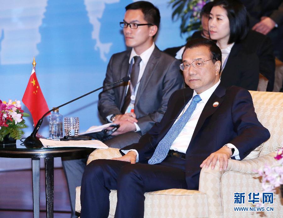 12月20日，中國國務院總理李克強在曼谷出席大湄公河次區(qū)域經(jīng)濟合作領導人第五次會議。 新華社記者 龐興雷 攝 