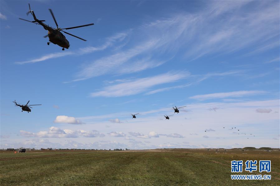 (國(guó)際·圖文互動(dòng))(6)“東方-2018”戰(zhàn)略演習(xí)中俄聯(lián)合戰(zhàn)役演練正式開(kāi)始