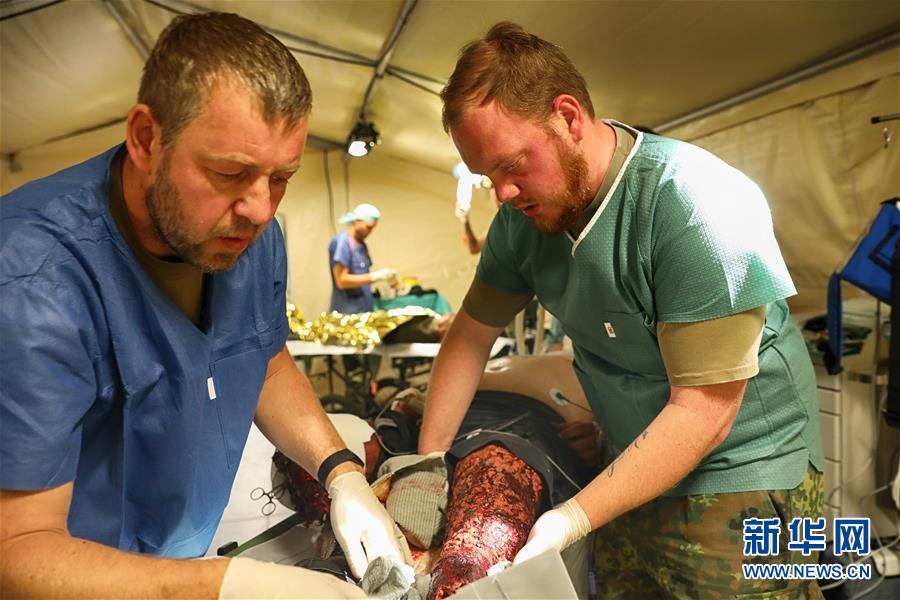 （國際&middot;圖文互動）（5）&ldquo;共同的理念，讓合作更深入更順暢&rdquo;&mdash;&mdash;走進(jìn)中德&ldquo;聯(lián)合救援-2019&rdquo;衛(wèi)勤實兵聯(lián)合演習(xí)德方野戰(zhàn)二級醫(yī)院