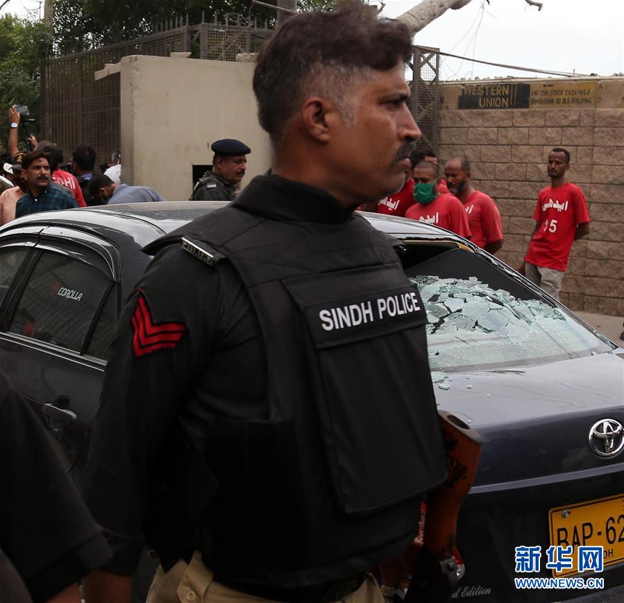 (國(guó)際)(2)巴基斯坦證券交易所大樓遇襲多人死傷