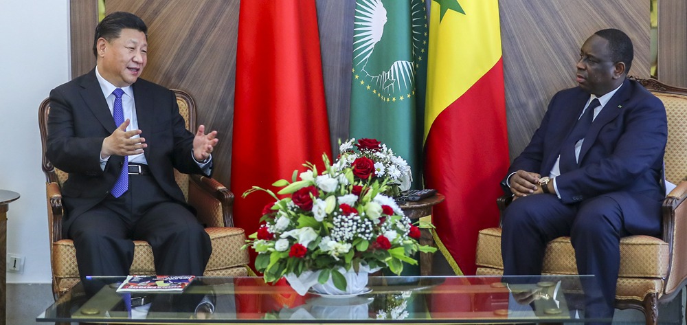 習(xí)近平同塞內(nèi)加爾總統(tǒng)薩勒舉行會談