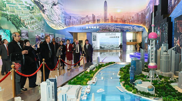 &ldquo;偉大的變革&mdash;&mdash;慶祝改革開放40周年大型展覽&rdquo;迎來外賓專場