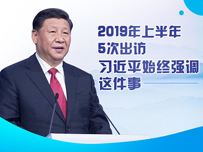 上半年出訪，習(xí)近平始終強調(diào)這件事