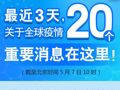 【圖解】最近3天，關(guān)于全球疫情20個重要消息在這里！