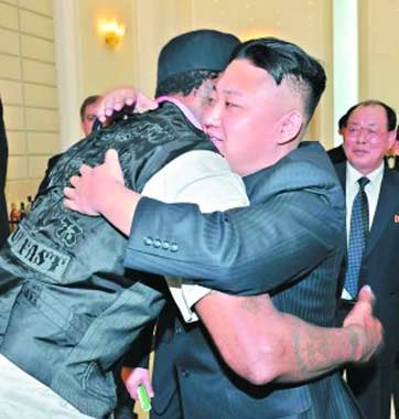 金正恩托羅德曼轉(zhuǎn)告奧巴馬：不打仗，打電話